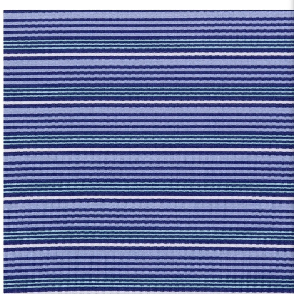 Greg Norman Men’s ML75 Stretch Panorama Stripe Polo Tropic Navy Golf Shirt - Picture 3 of 6